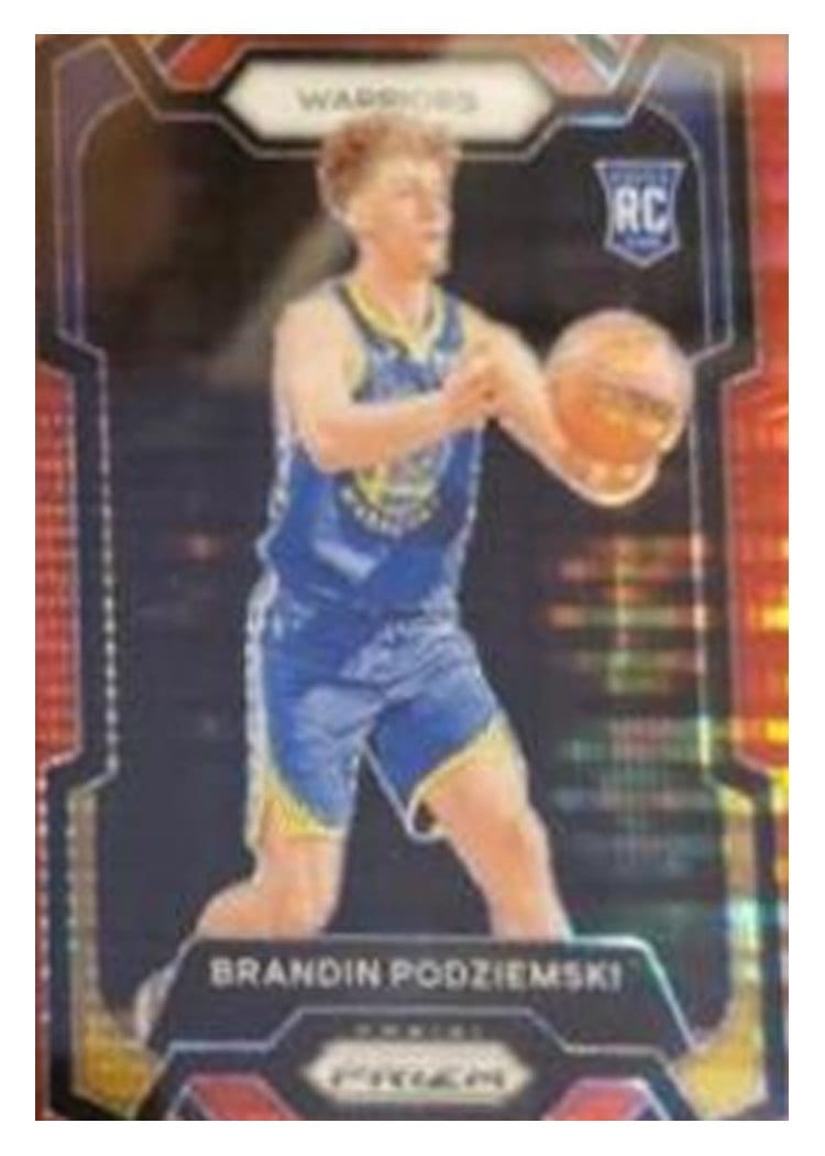 2023-24 Panini Prizm Base Set Brandin Podziemski #147 card