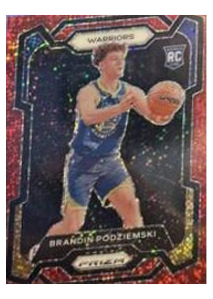 2023-24 Panini Prizm Base Set Brandin Podziemski #147 card