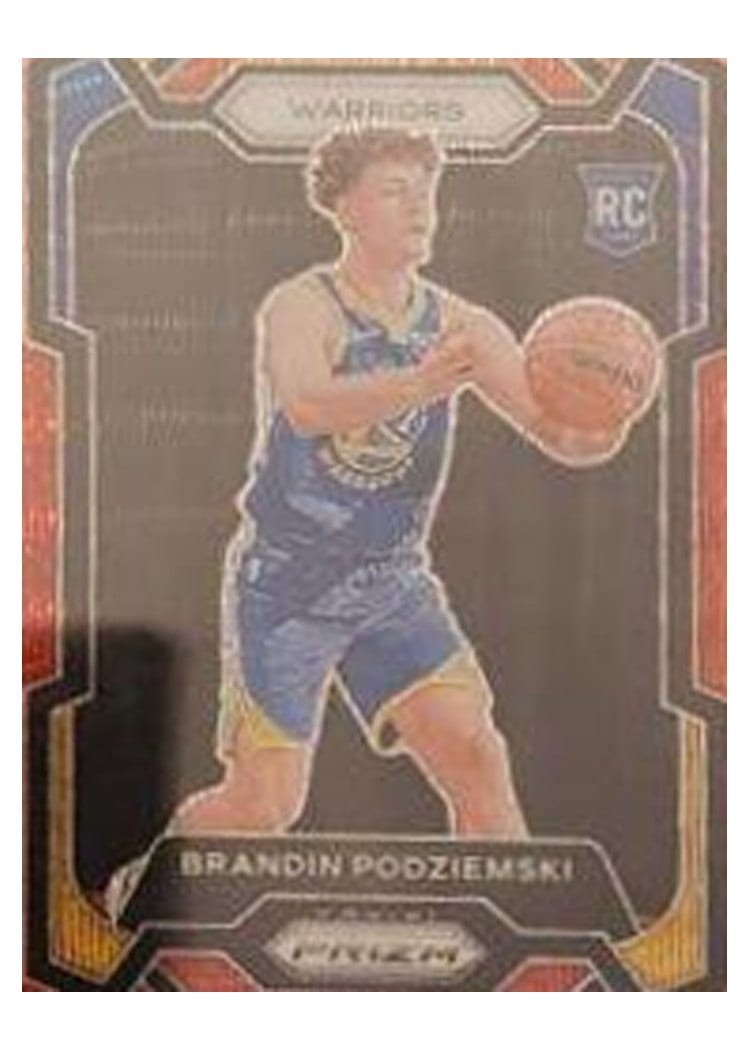 2023-24 Panini Prizm Base Set Brandin Podziemski #147 card