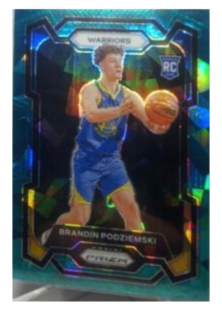 2023-24 Panini Prizm Base Set Brandin Podziemski #147 card