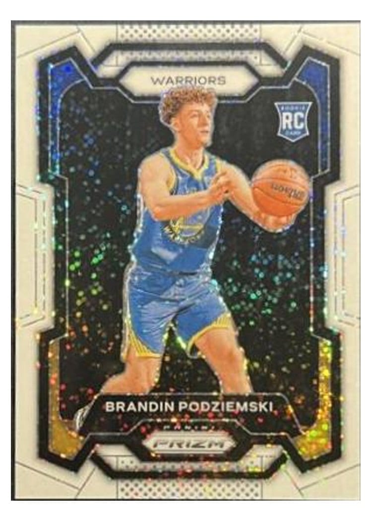 2023-24 Panini Prizm Base Set Brandin Podziemski #147 card