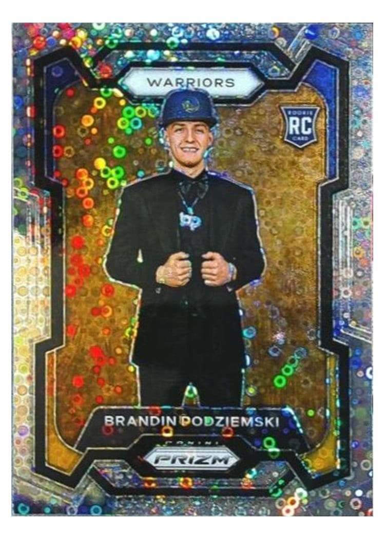 2023-24 Panini Prizm Base Set Brandin Podziemski #147 card