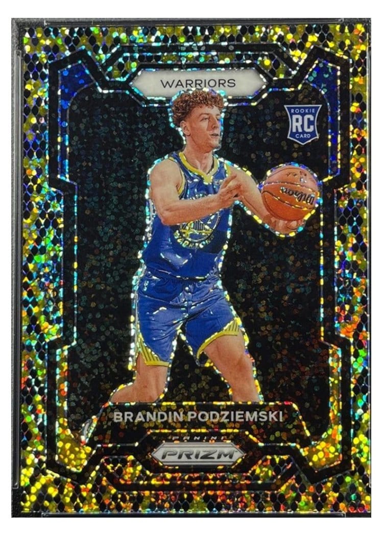 2023-24 Panini Prizm Base Set Brandin Podziemski #147 card