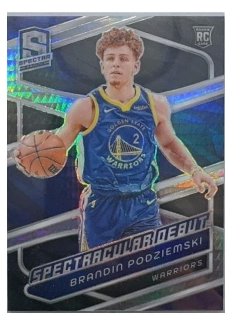 2023-24 Panini Spectra Base Set Brandin Podziemski #199 card
