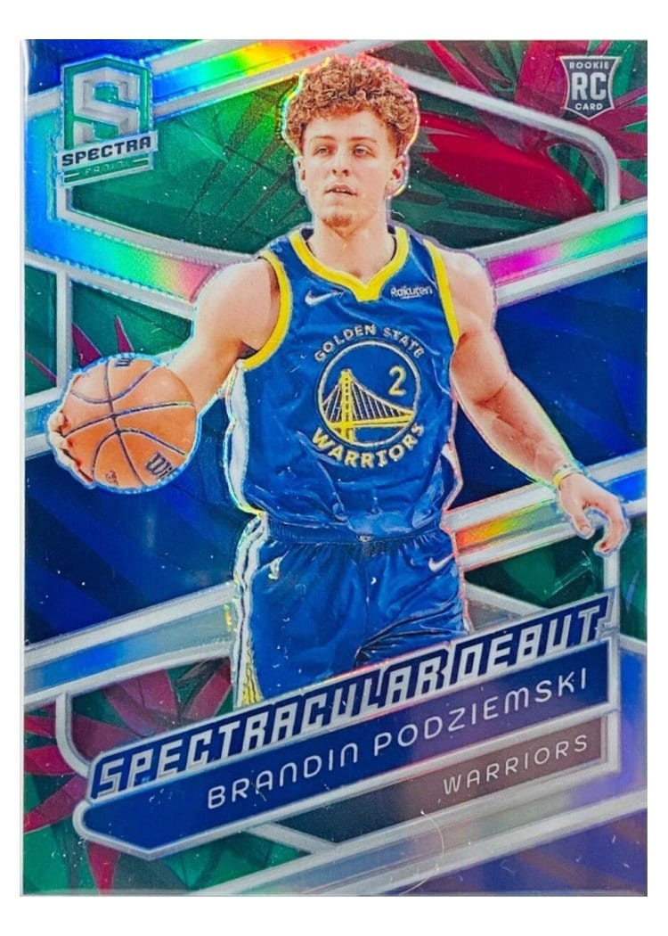 2023-24 Panini Spectra Base Set Brandin Podziemski #199 card