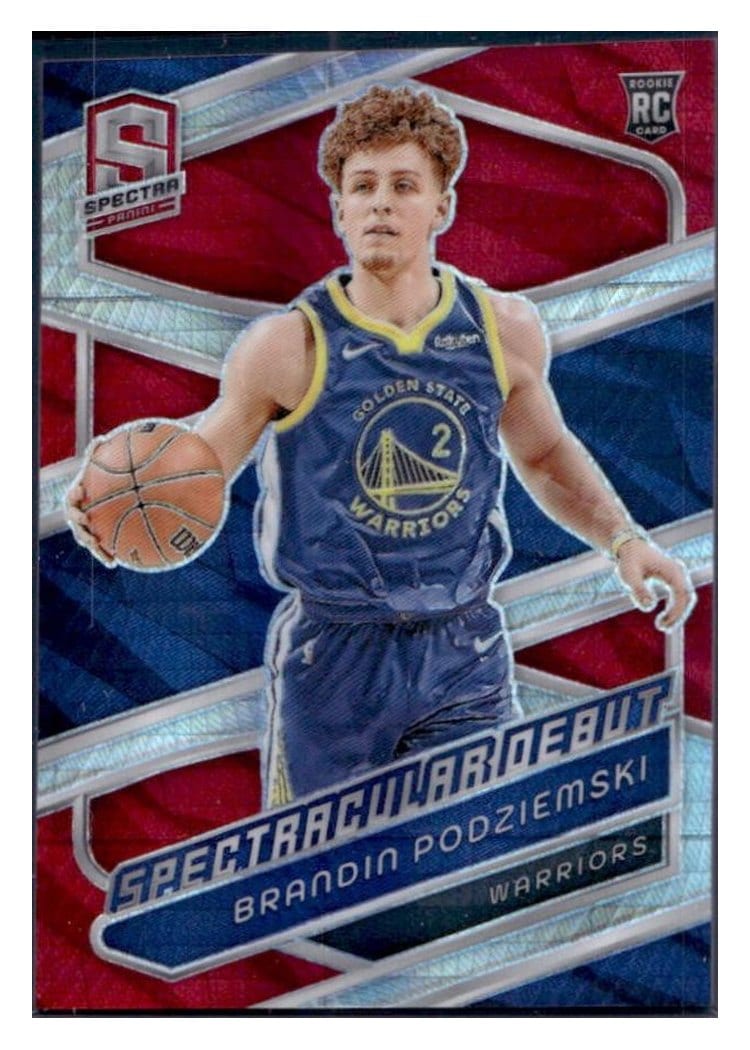 2023-24 Panini Spectra Base Set Brandin Podziemski #199 card