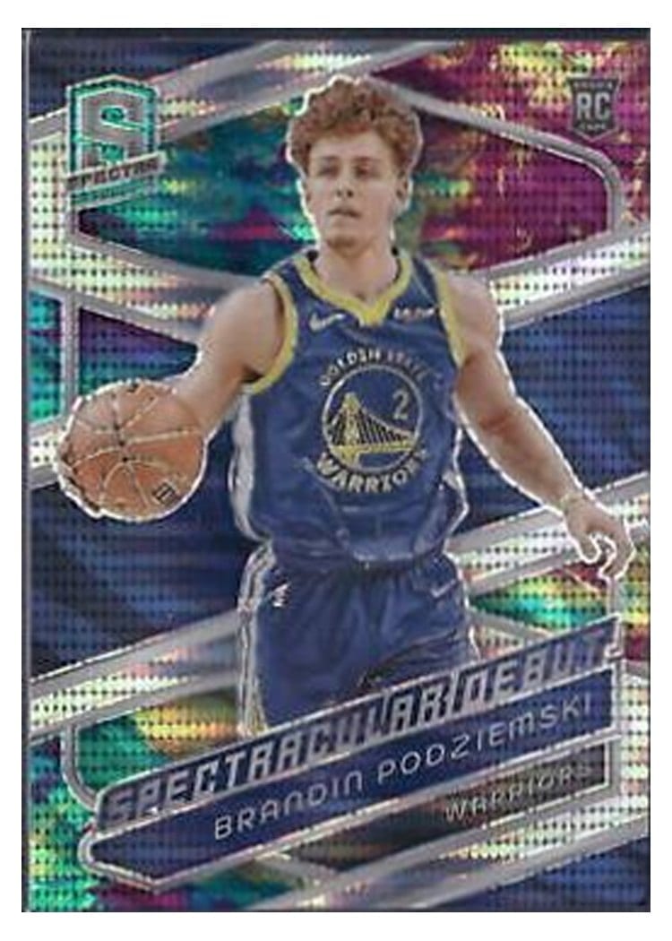 2023-24 Panini Spectra Base Set Brandin Podziemski #199 card