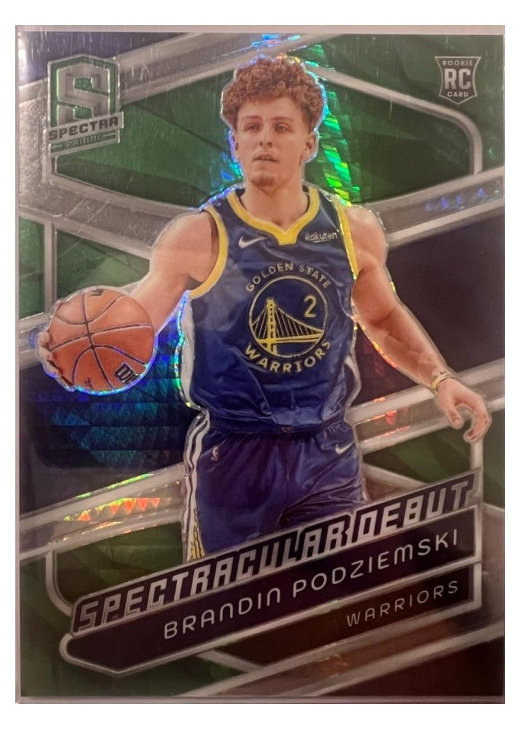 2023-24 Panini Spectra Base Set Brandin Podziemski #199 card
