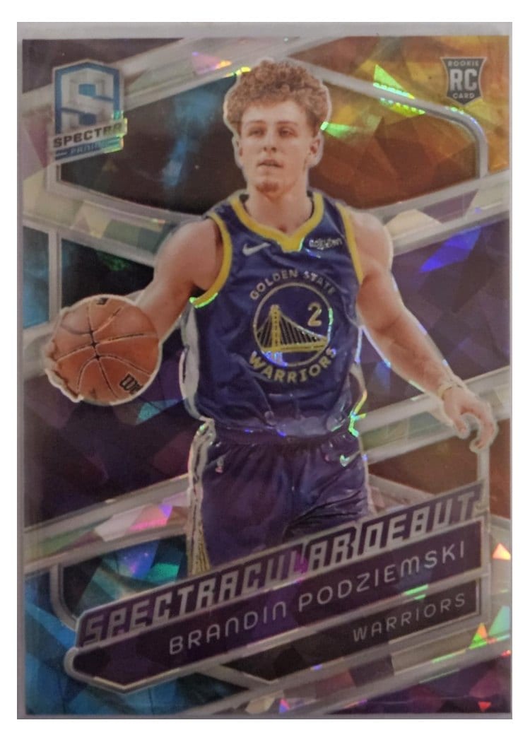 2023-24 Panini Spectra Base Set Brandin Podziemski #199 card