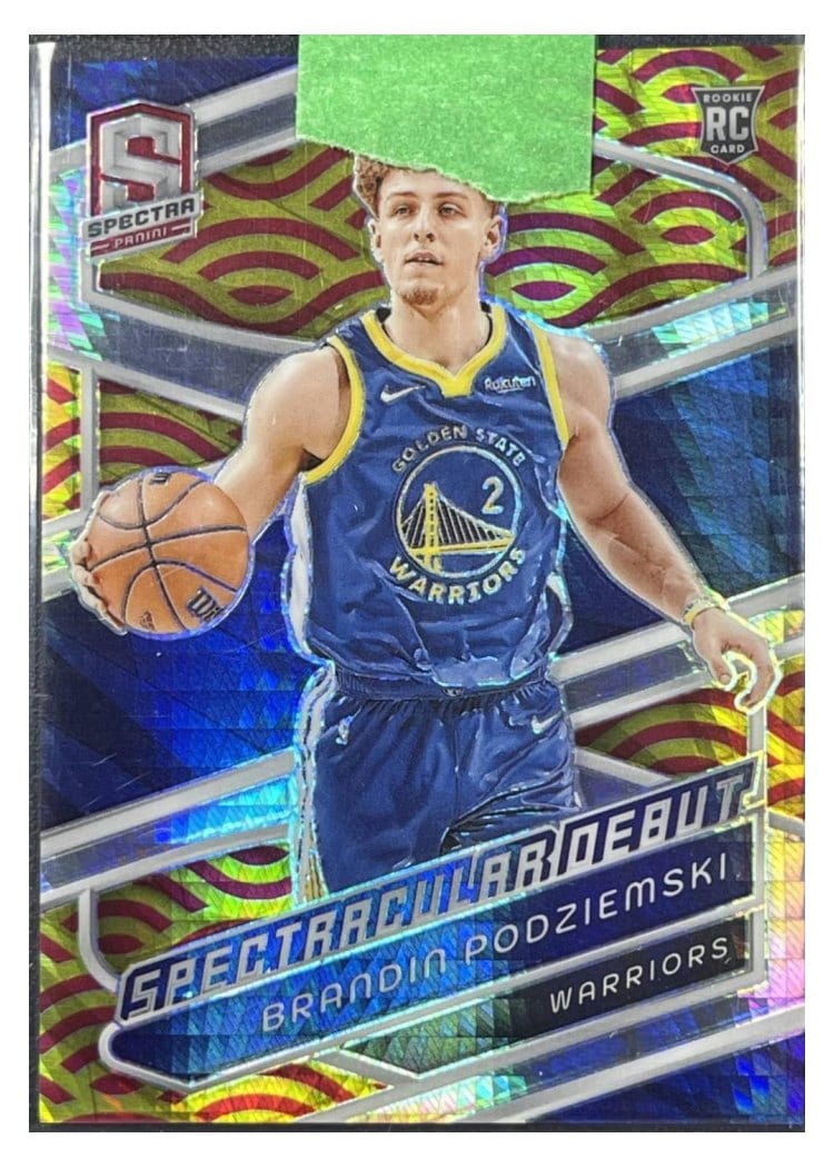 2023-24 Panini Spectra Base Set Brandin Podziemski #199 card