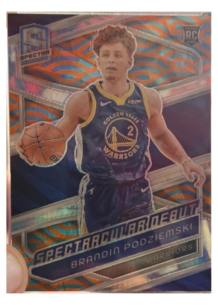 2023-24 Panini Spectra Base Set Brandin Podziemski #199 card