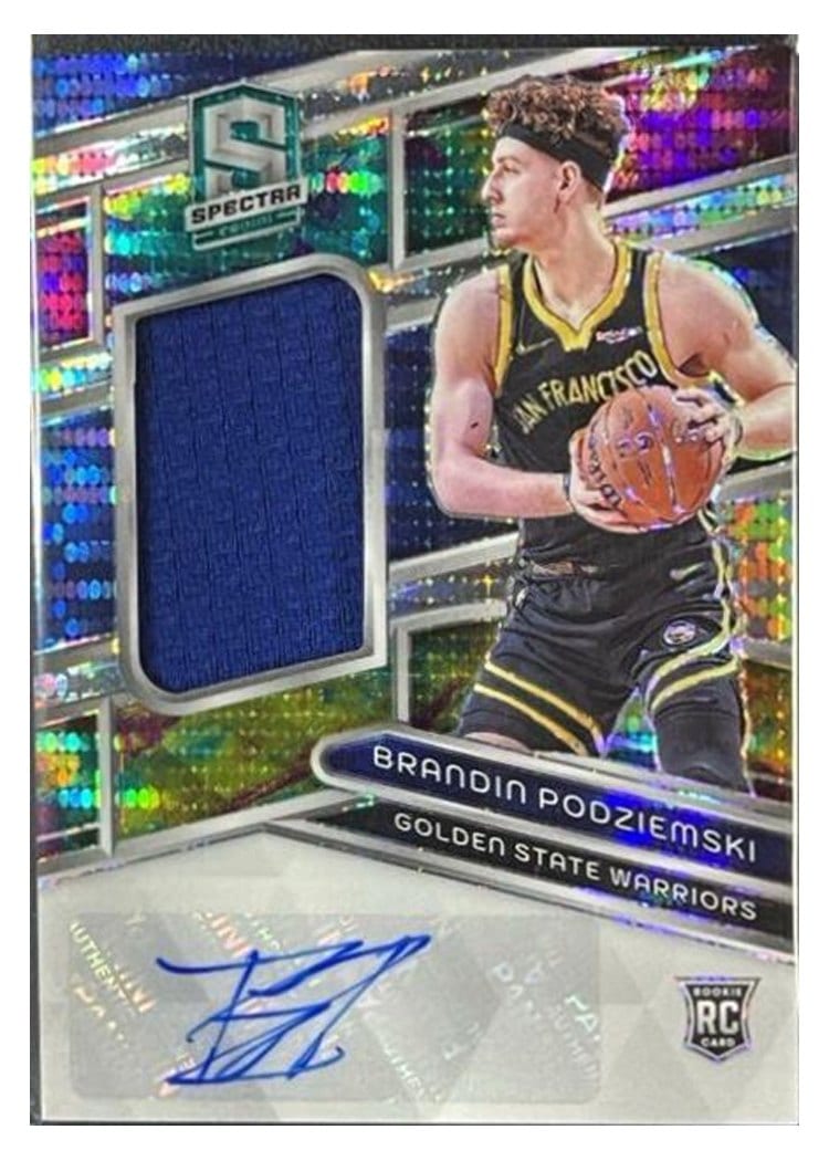 2023-24 Panini Spectra Base Set Brandin Podziemski #244 card