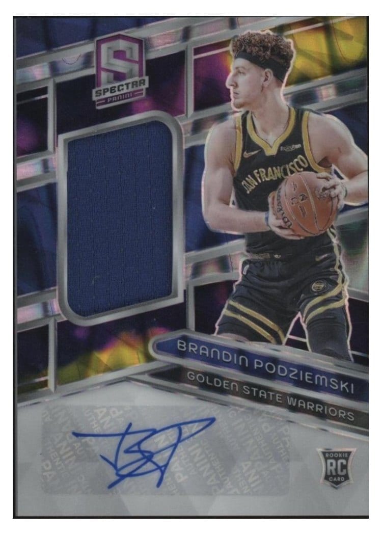 2023-24 Panini Spectra Base Set Brandin Podziemski #244 card
