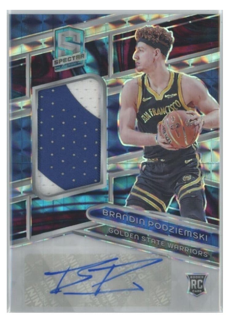 2023-24 Panini Spectra Base Set Brandin Podziemski #244 card