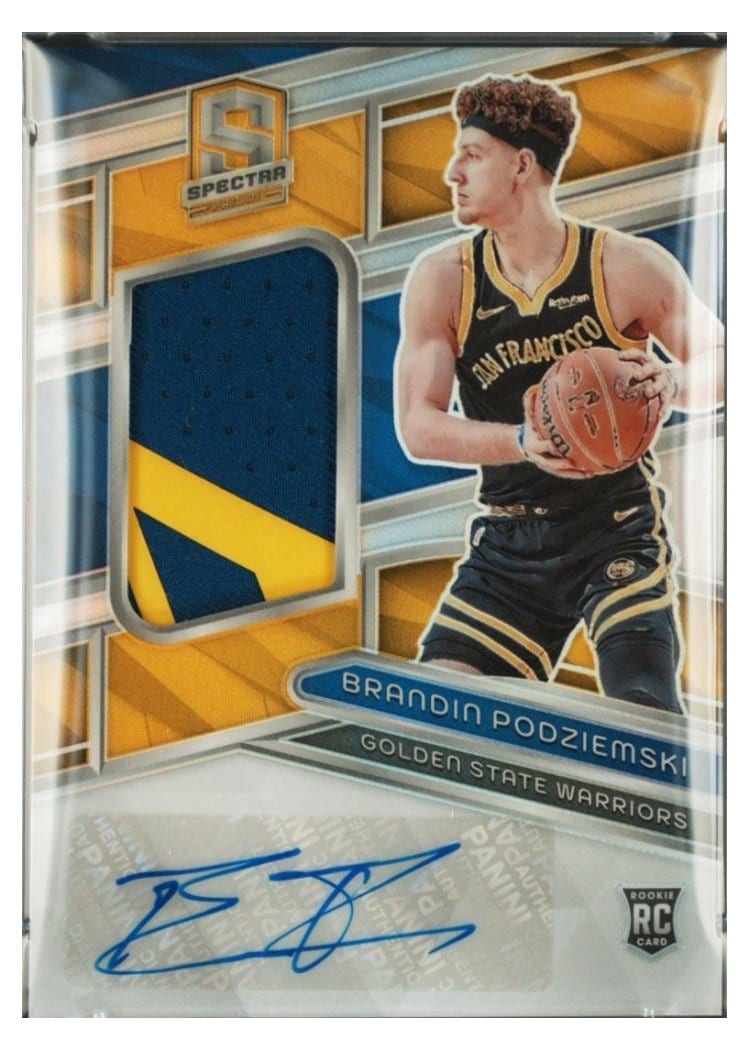 2023-24 Panini Spectra Base Set Brandin Podziemski #244 card