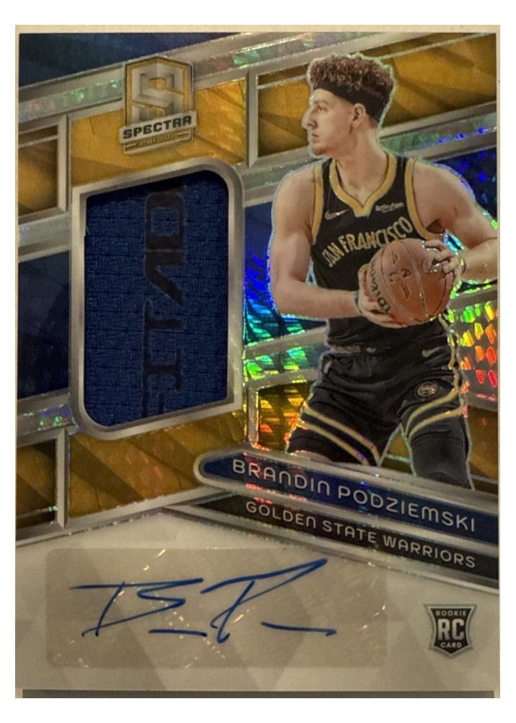 2023-24 Panini Spectra Base Set Brandin Podziemski #244 card