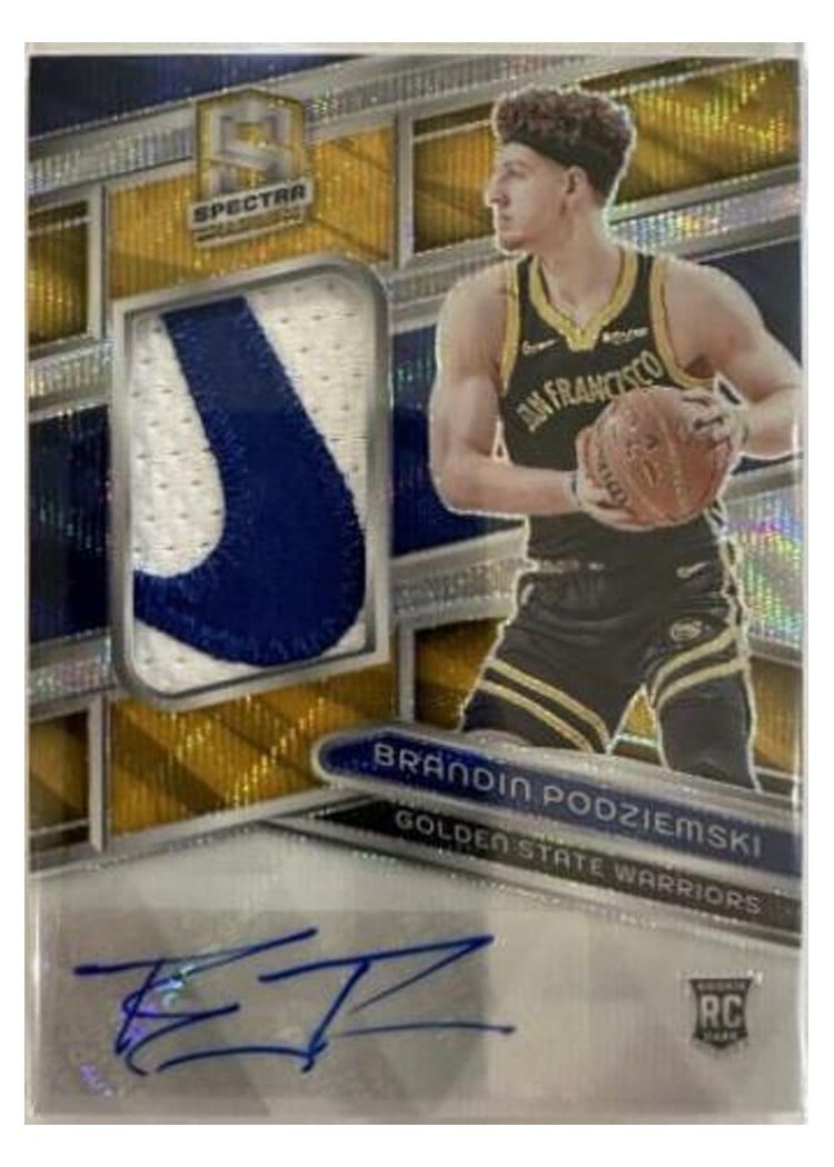 2023-24 Panini Spectra Base Set Brandin Podziemski #244 card