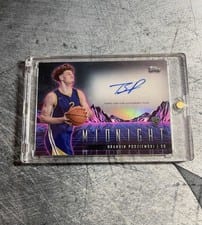 2023-24 Topps Midnight Rookie Horizon Signatures Brandin Podziemski #RHS-BP card