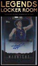 2023-24 Topps Midnight Stroke of Midnight Autographs Brandin Podziemski #SMA-BP card