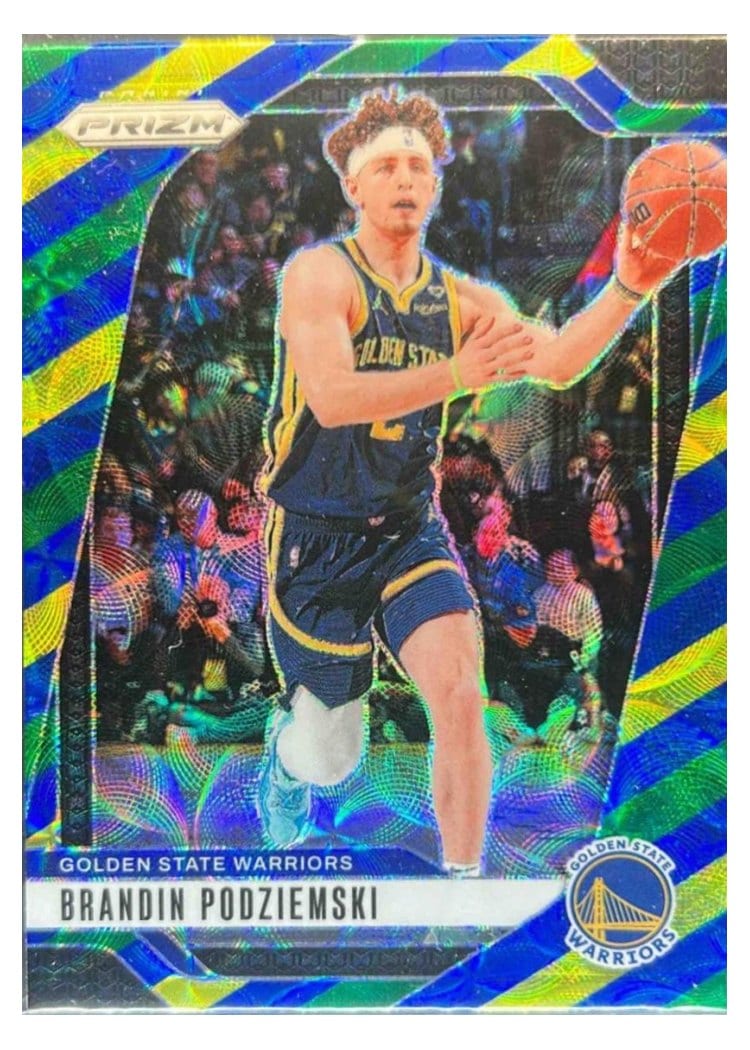 2024-25 Panini Prizm Base Set Brandin Podziemski #81 card