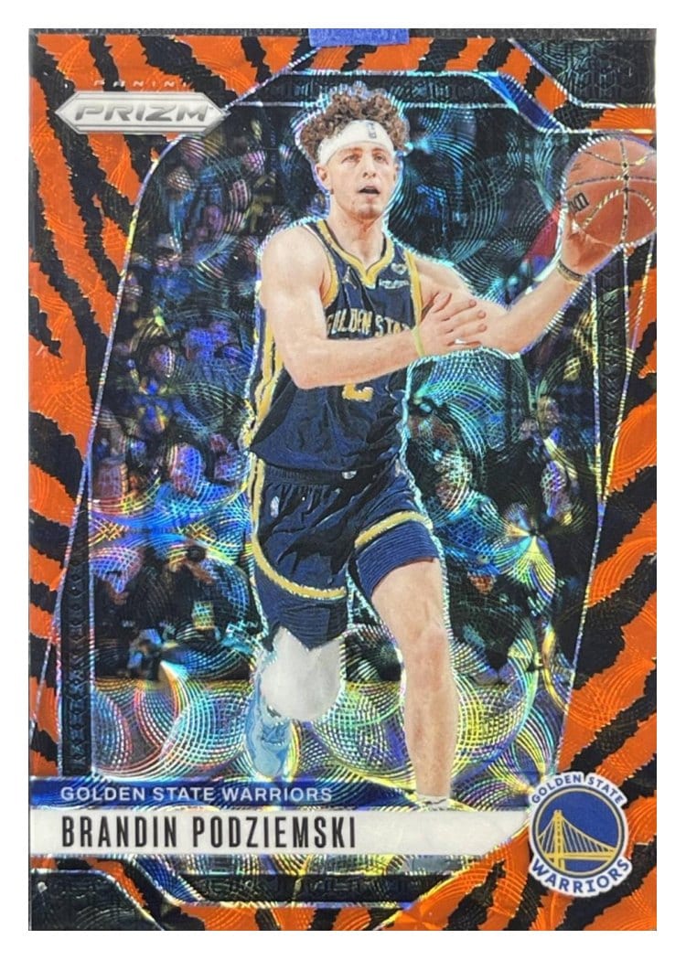 2024-25 Panini Prizm Base Set Brandin Podziemski #81 card