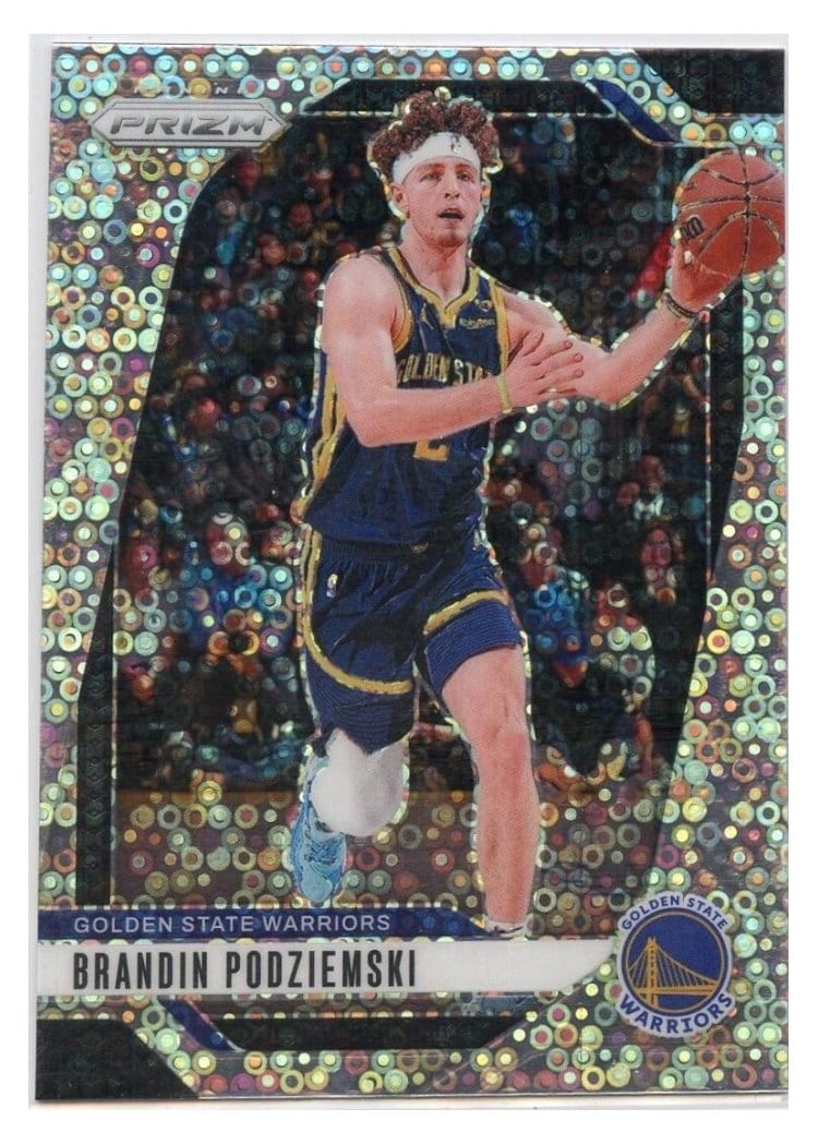 2024-25 Panini Prizm Base Set Brandin Podziemski #81 card