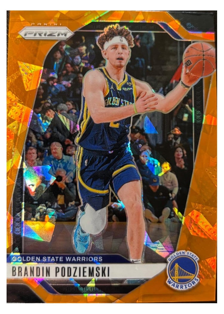 2024-25 Panini Prizm Base Set Brandin Podziemski #81 card