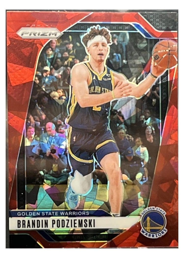 2024-25 Panini Prizm Base Set Brandin Podziemski #81 card