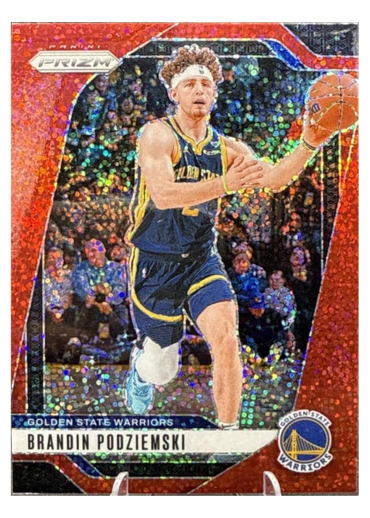 2024-25 Panini Prizm Base Set Brandin Podziemski #81 card
