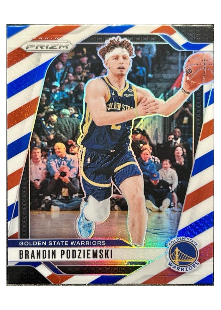 2024-25 Panini Prizm Base Set Brandin Podziemski #81 card