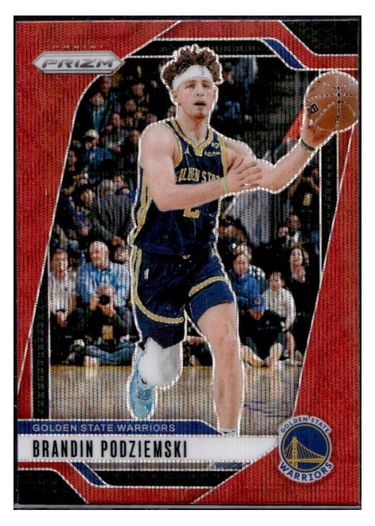 2024-25 Panini Prizm Base Set Brandin Podziemski #81 card