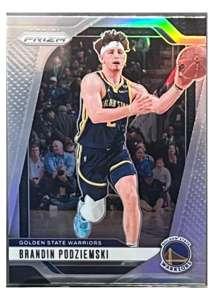 2024-25 Panini Prizm Base Set Brandin Podziemski #81 card