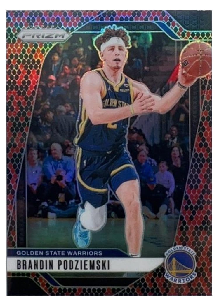 2024-25 Panini Prizm Base Set Brandin Podziemski #81 card