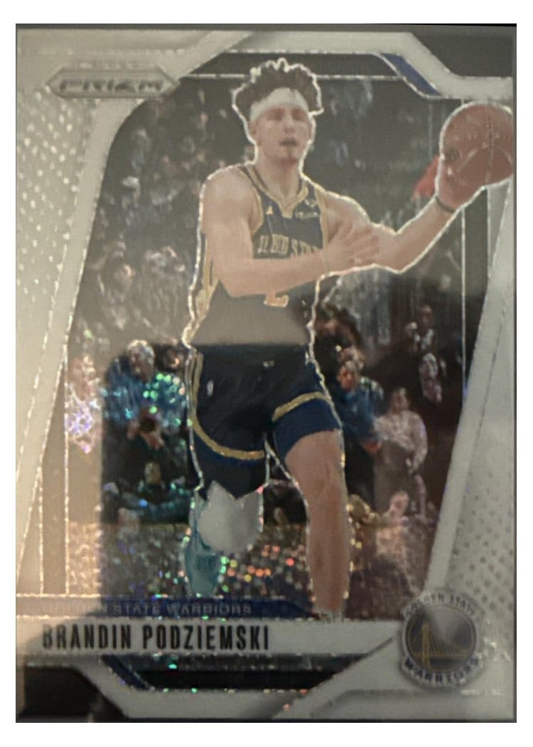 2024-25 Panini Prizm Base Set Brandin Podziemski #81 card