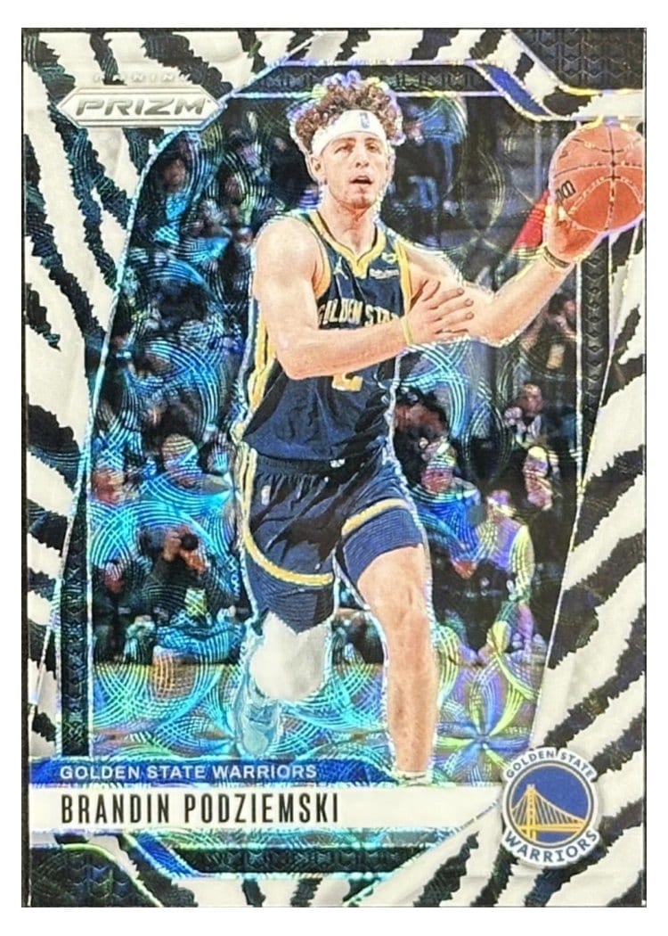 2024-25 Panini Prizm Base Set Brandin Podziemski #81 card