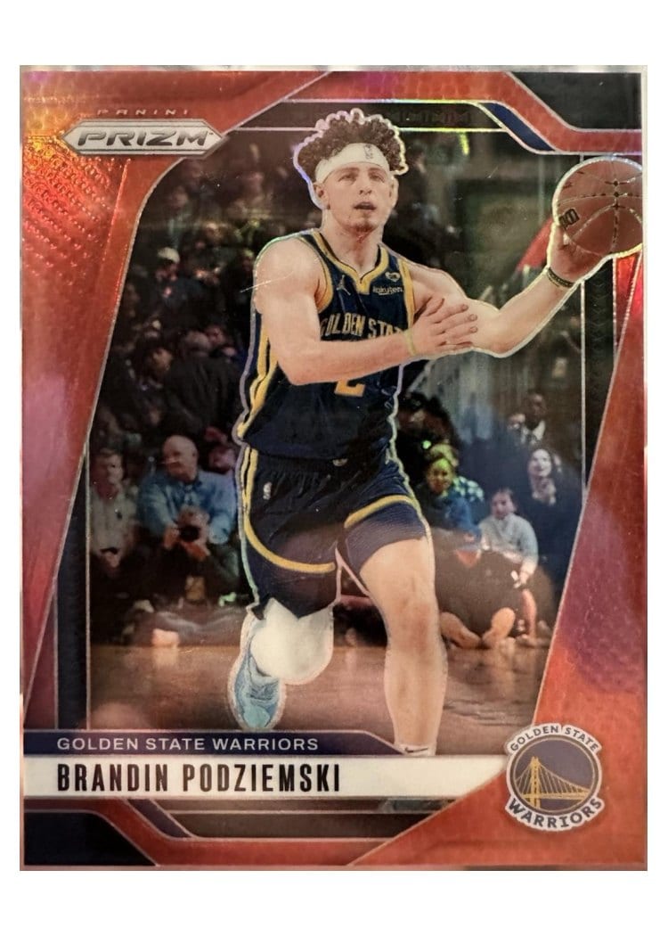 2024-25 Panini Prizm Base Set Brandin Podziemski #81 card