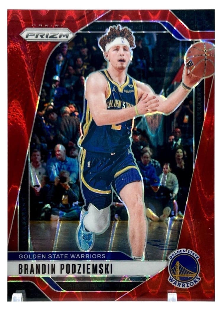 2024-25 Panini Prizm Base Set Brandin Podziemski #81 card