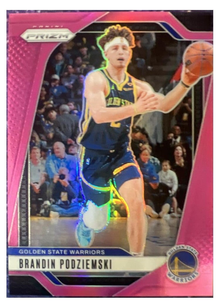 2024-25 Panini Prizm Base Set Brandin Podziemski #81 card