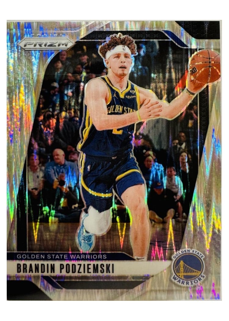 2024-25 Panini Prizm Base Set Brandin Podziemski #81 card