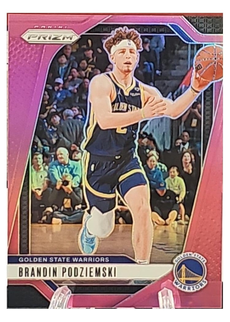 2024-25 Panini Prizm Base Set Brandin Podziemski #81 card