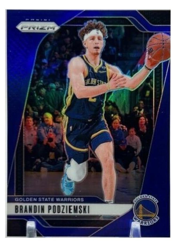 2024-25 Panini Prizm Base Set Brandin Podziemski #81 card