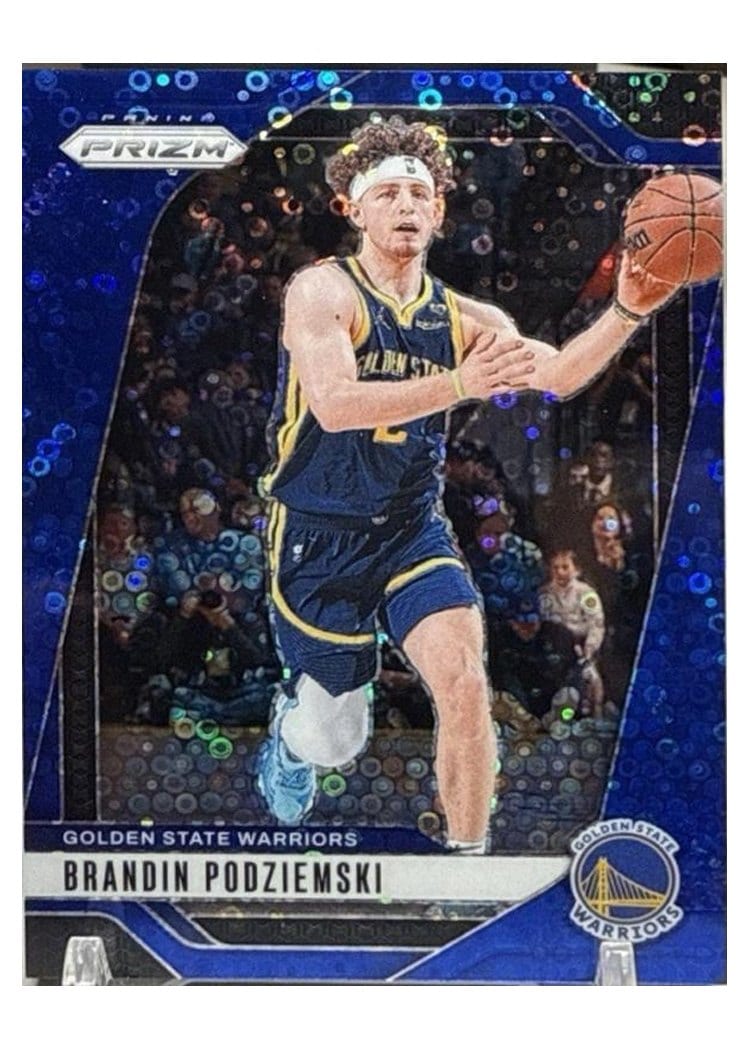 2024-25 Panini Prizm Base Set Brandin Podziemski #81 card