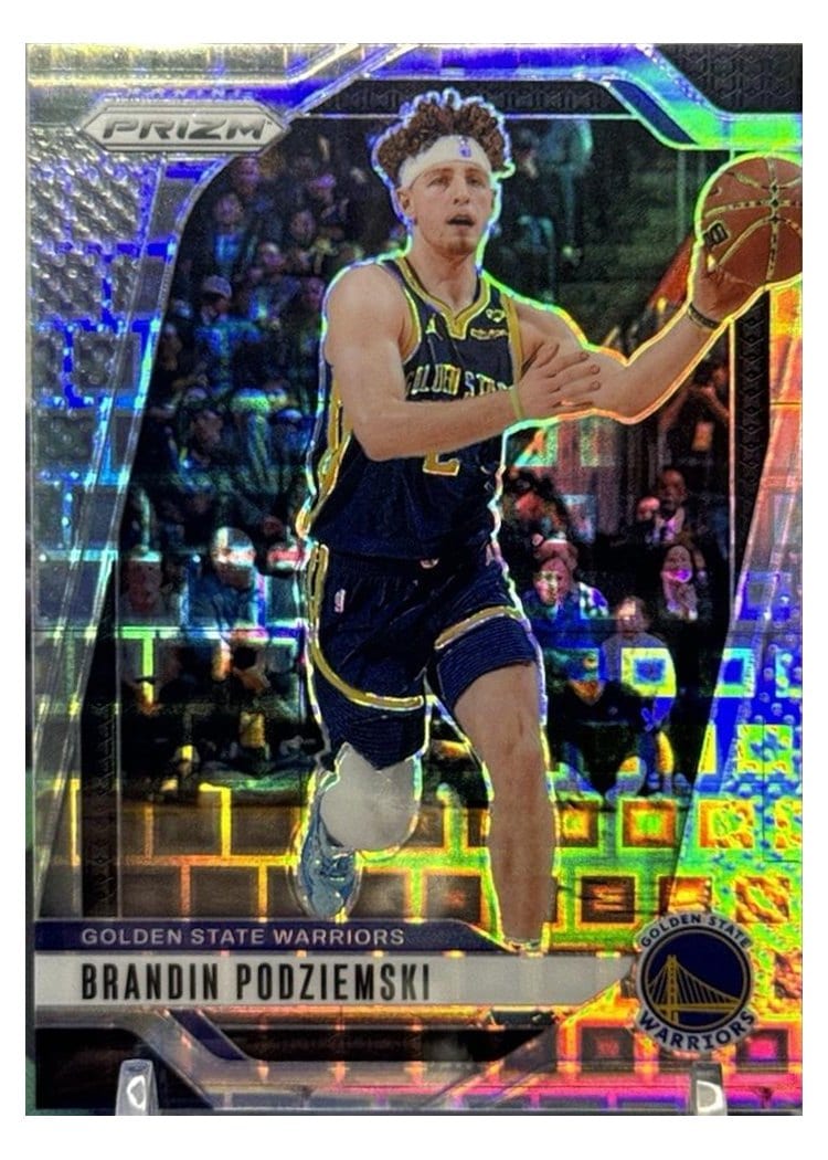 2024-25 Panini Prizm Base Set Brandin Podziemski #81 card