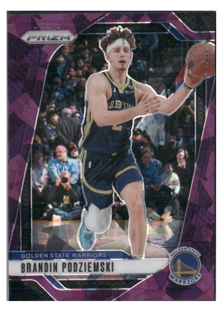 2024-25 Panini Prizm Base Set Brandin Podziemski #81 card