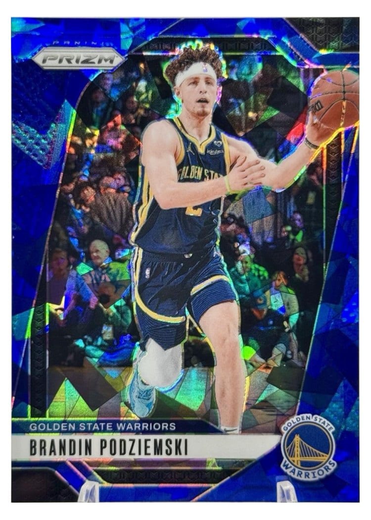 2024-25 Panini Prizm Base Set Brandin Podziemski #81 card