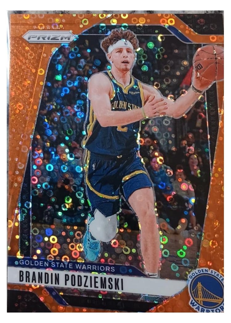2024-25 Panini Prizm Base Set Brandin Podziemski #81 card