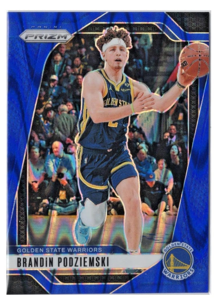 2024-25 Panini Prizm Base Set Brandin Podziemski #81 card