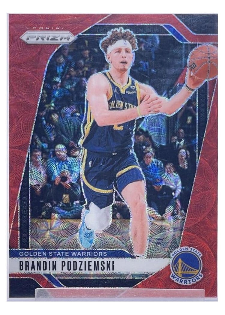 2024-25 Panini Prizm Base Set Brandin Podziemski #81 card