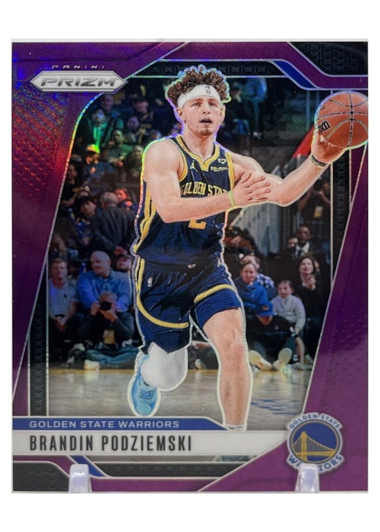 2024-25 Panini Prizm Base Set Brandin Podziemski #81 card
