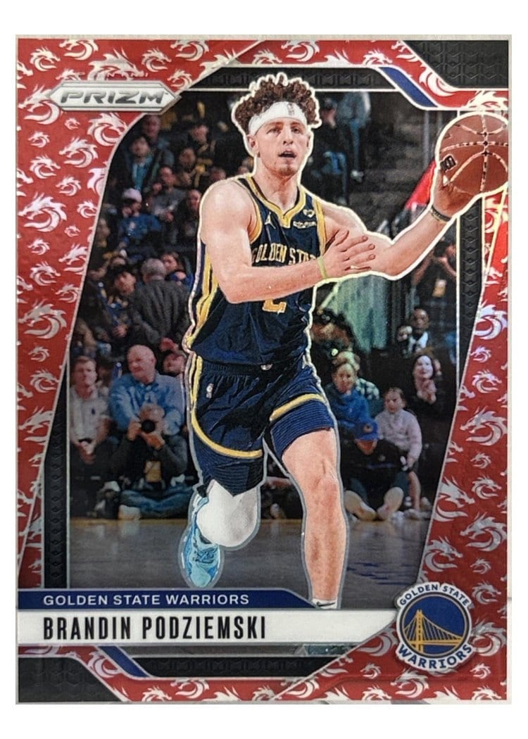 2024-25 Panini Prizm Base Set Brandin Podziemski #81 card